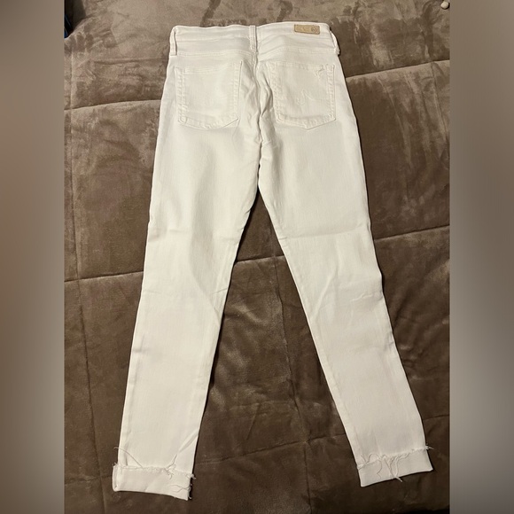 Adriano Goldschmied Skinny Ankle White Jeans - Picture 4 of 5